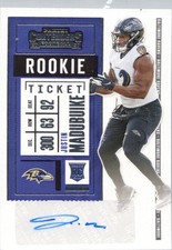 2020 Panini Contenders #246 Justin Madubuike