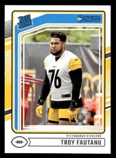 2024 Donruss #360 Troy Fautanu Rookie Card Pittsburgh Steelers