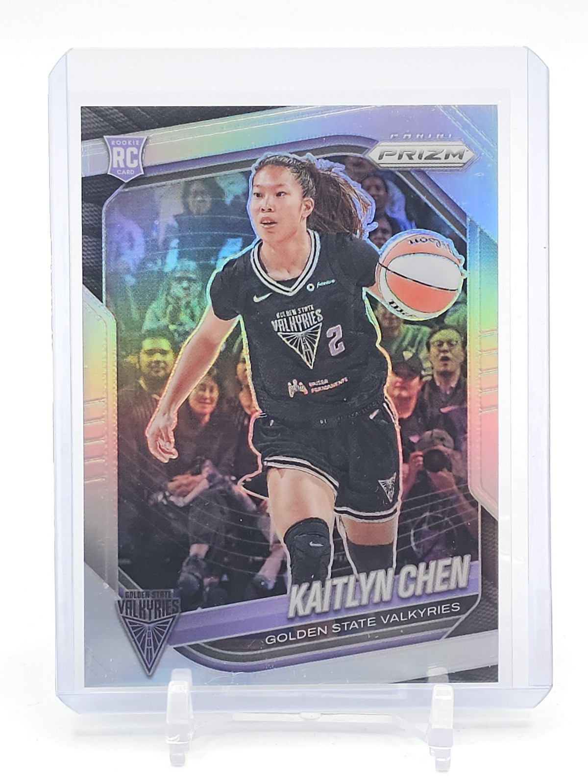 KAITLYN CHEN 2025-26 PRIZM WNBA ROOKIE SILVER #100 GOLDEN STATE VALKYRIES Q4147