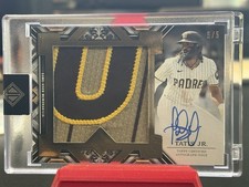 2025 Topps Transcendent Collection Fernando Tatis Triple Color Patch Auto /5 💎