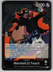 Marshall D. Teach OP09-081 Leader Emperors in the New World