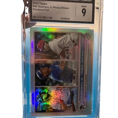 Topps 2022 Series 1 Rainbow League Leaders HR Perez Ohtani Guerrero #48 CGC 9
