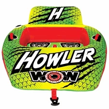 WOW Boat Inflatable Towable Tube 20-1030 | Howler 2 Rider 340lbs Green