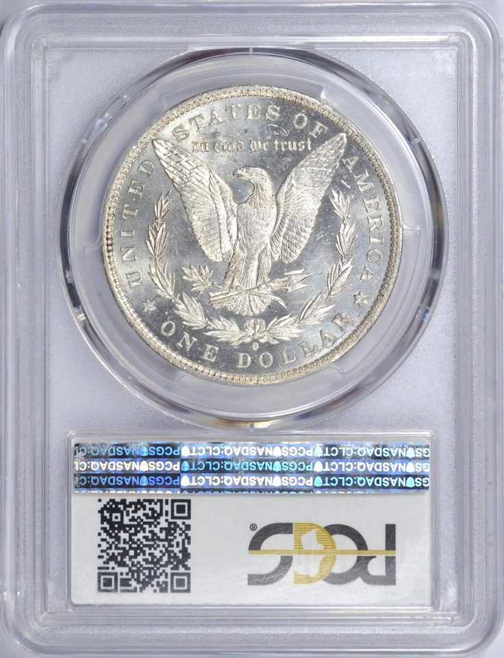 1884-O MORGAN SILVER DOLLAR PCGS MS64 PL PROOF-LIKE - Image 2 of 3