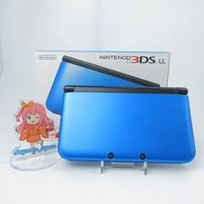   Excellent  Nintendo 3DS LL XL Blue x Black Console Japanese Edition DEN0128/01