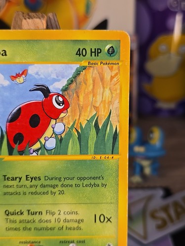 Ledyba # 72/144 Skyridge 2003 Pokémon Vintage LP GOOD EXC ENG - Bild 5 von 15