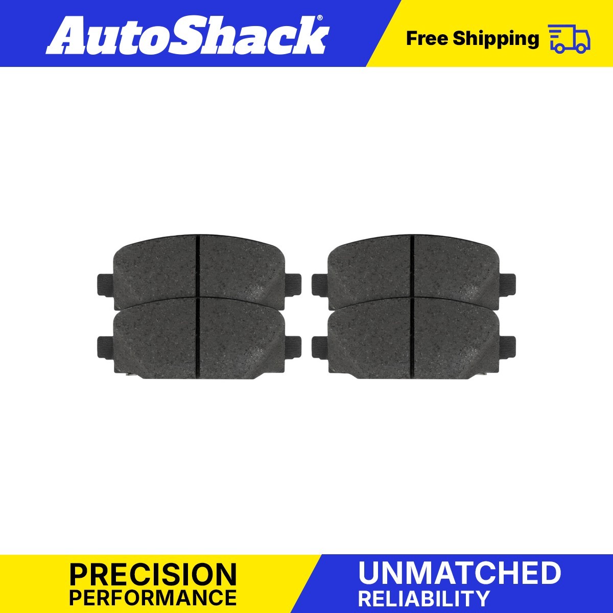 Premium Rear Ceramic Brake Pads for 2017-2023 Jeep Compass 2.0L 2.4L