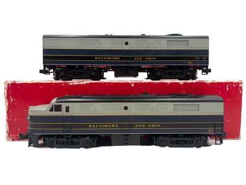 Juego de locomotora diésel O Gauge Weaver Hi-Rail FA-2 Baltimore & Ohio 6610 & 6611 | Zustand: Used