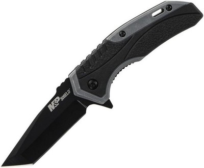 Smith & Wesson Shield Pocket Knife Steel Blade Synthetic Handle - 1147101