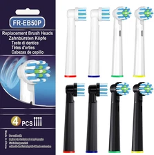 Replacement Brush Heads Compatible with Braun Oral B Pro 500 1000 Toothbrush, Fi