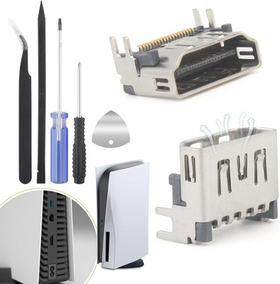 RongZy 2PCS für PS5 HDMI Port für PlayStation 5 PS5 HDMI Anschluss Buchse Sch...