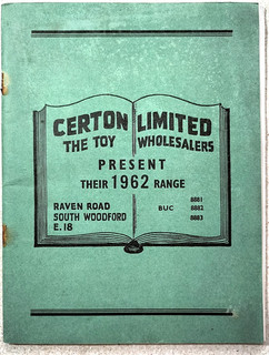 1962 Certon Toy Wholesalers ( South Woodford ) 74 pg Catalogue. Lone Star Selco
