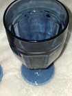 Exquisite Deep blue drinking glass - Libbey Duratuff 7" Gibraltar ( Lot 1) — photo 3