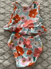 Floral Toddler Girls Sleeveless Top and Bloomers Set