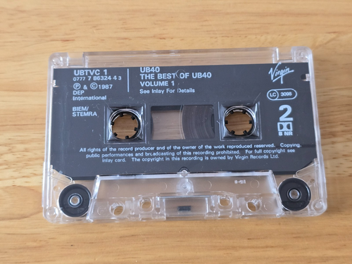 UB40 – The Best Of - Volume One - Cassette tape album - 1987 Virgin Records. - Picture 5 of 7