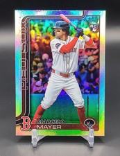 2025 Topps Update Series Marcelo Mayer RC Rainbow Foil Boston Red Sox