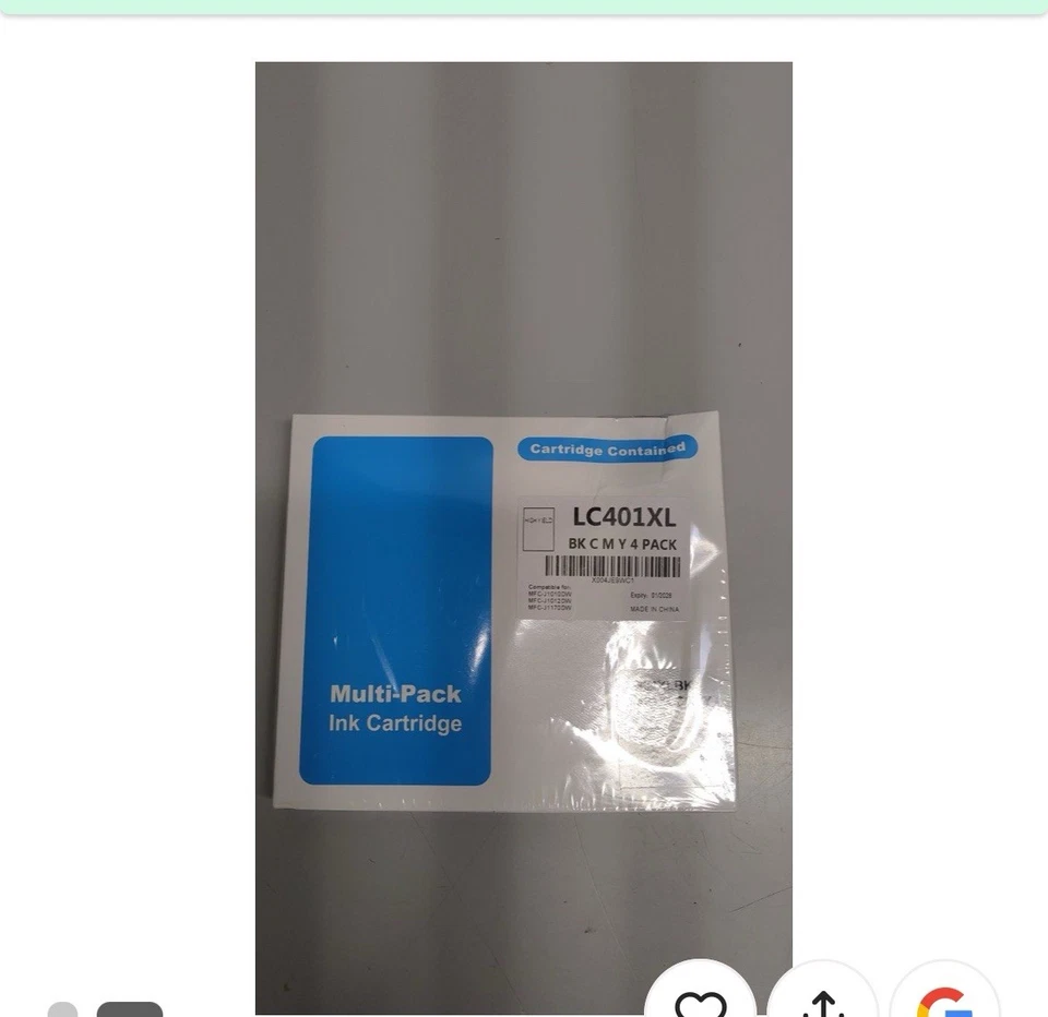 4-Pack LC-401 Ink Cartridge compatible for Brother LC401 MFC-J1012DW MFC-J1170DW - Image 4 of 4