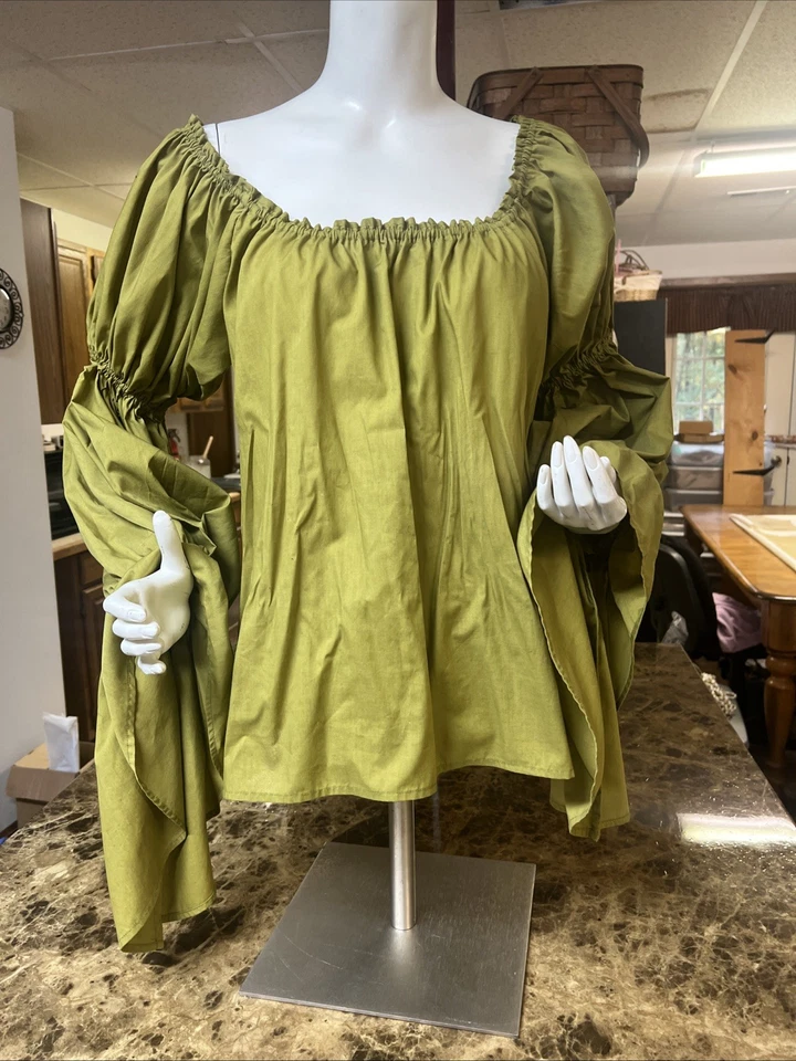 Disfraz de hada hada renacentista, criada, blusa, talla mediana Foto 3 de 4