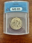 1944 WAlking Liberty half Dollar MS 65