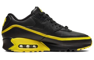 Size 4 - Undefeated x Nike Air Max 90 Black Optic Yellow for sale