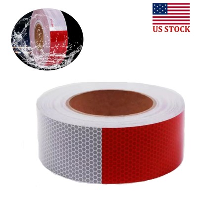 DOT-C2 Conspicuity Tape Car Truck Warning Reflective Reflector Stickers 2 x50 US