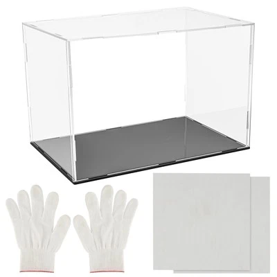 TINYYO Belle Vous Vitrine Acrylique Rectangulaire Transparente - Grande Boite Vitrine
