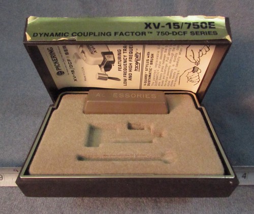 Pickering XV-15 / 750 E Cartridge CASE, MANUAL, & ACCESSORY SCREWS ONLY