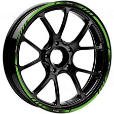 17 Red Motorcycle Car Truck Rim Stripes Wheel Decal Stickers Tape Trim Kit