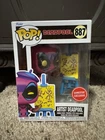 Funko POP! Artist Deadpool Blacklight #887 GameStop Exclusive