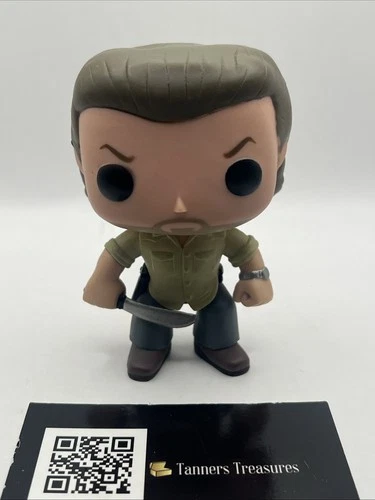 Funko Pop! AMC The Walking Dead Rick Grimes Prison Yard #67 Vaulted No Box Good