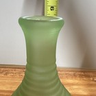 Frigidaire Green Ribbed Glass Decanter Bottle Round 9 in Impressed Backstamp — photo 4