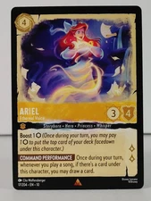 Ariel - Ethereal Voice - rare  LORCANA Whispers in the Well - #17 -C