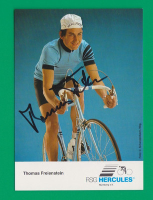 CYCLING cycling card THOMAS FREIENSTEIN team RSG HERCULES signed
