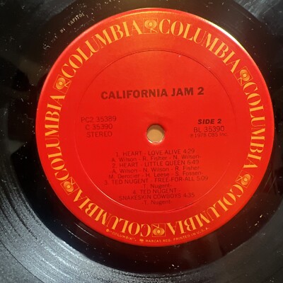 California Jam 2 レコード Amazon.com: Various - ?California Jam 2 - Lp Vinyl Record