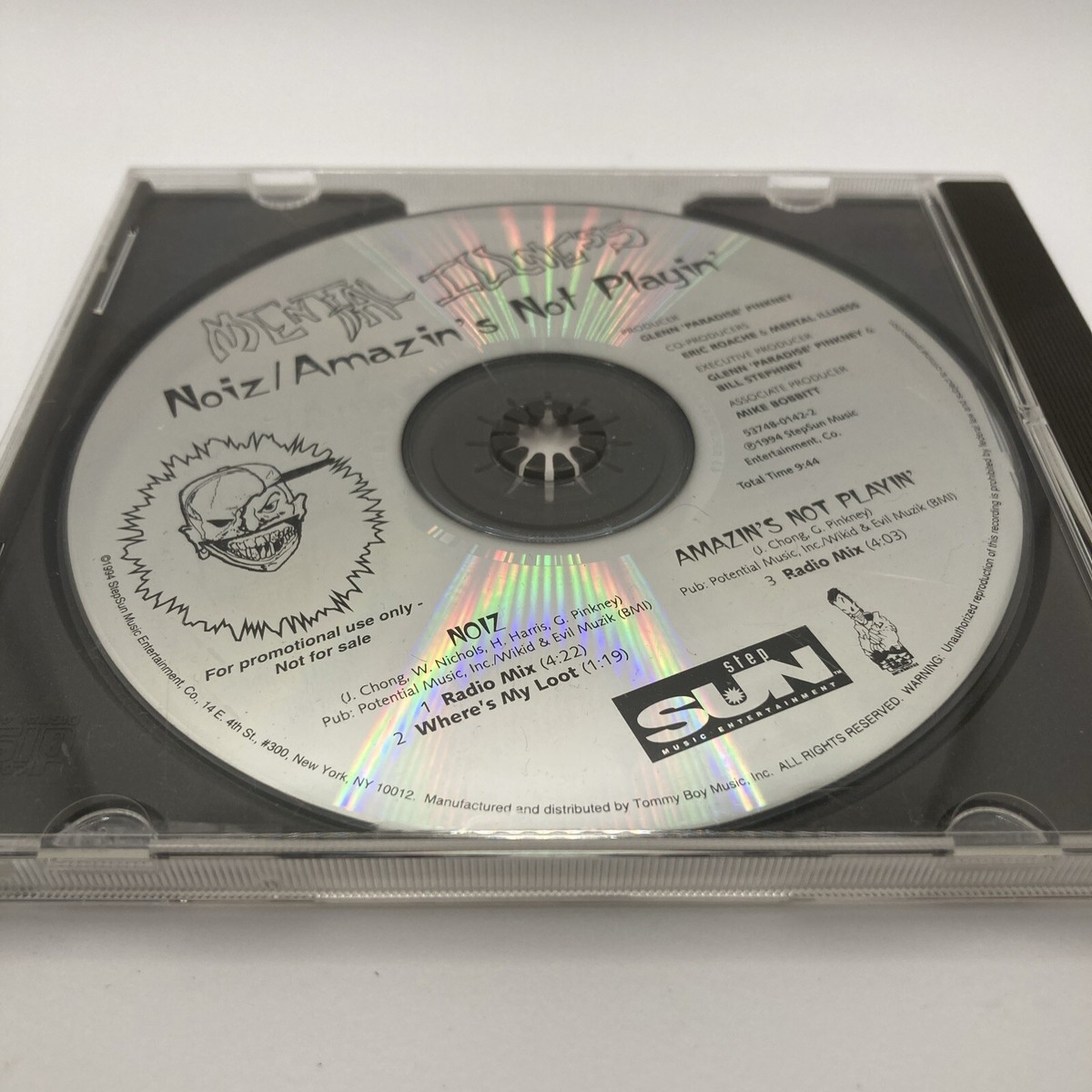 Mental Illness: Noiz/Amazin's Not Playin: CD Single Mental Illness: Noiz/Amazin's Not Playin: CD Single