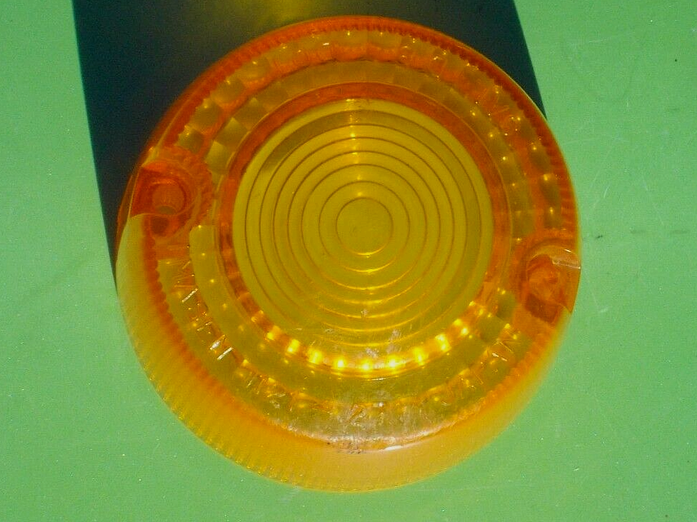 とっしゃん VINTAGE IMASEN TURN SIGNAL LIGHT BLINKER AMBER LENS 1121-271 JAPAN