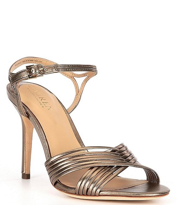 LAUREN RALPH*エレガント*レザー*アンクルストラップサンダル LAUREN RALPH LAUREN ELLINGTON LEATHER SANDAL | ソング
