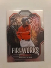 2023 Prizm Baseball Fireworks Insert Miguel Bleis #F2 Boston Red Sox