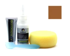 Intercolor BMW Montana Saffron Yellow Leather Paint. LOT Repair 4