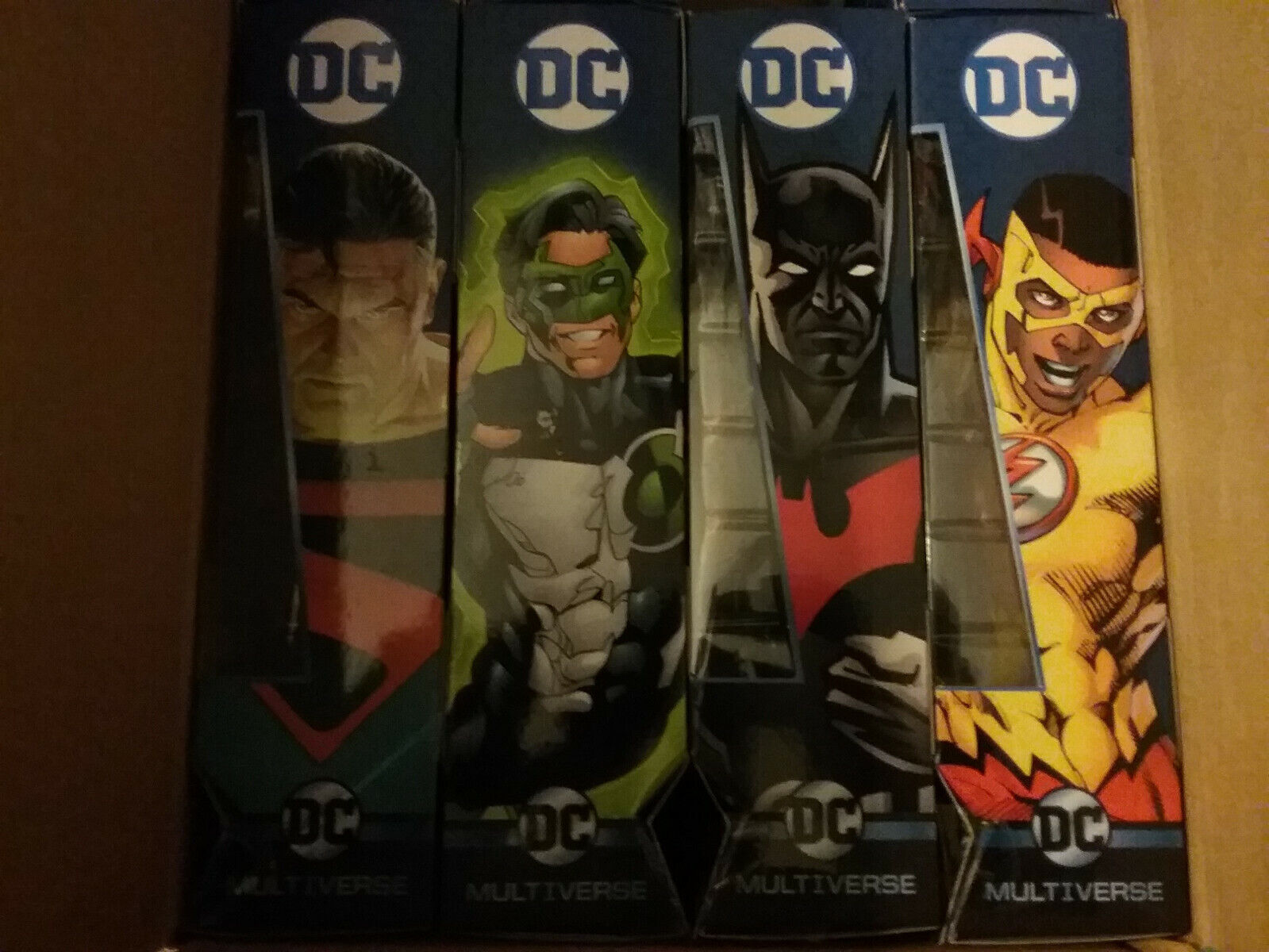 Mattel DC Multiverse Batman Beyond Lantern Superman Kid Flash  Lobo C&C NEW SET