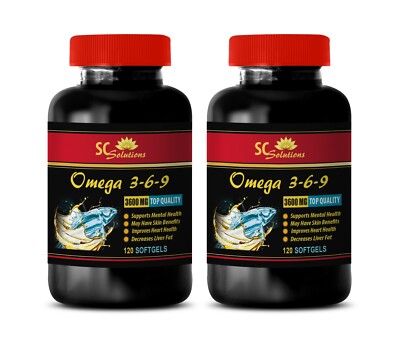 cardiovascular health - OMEGA 3-6-9 3600MG - skin health omega-3 2B