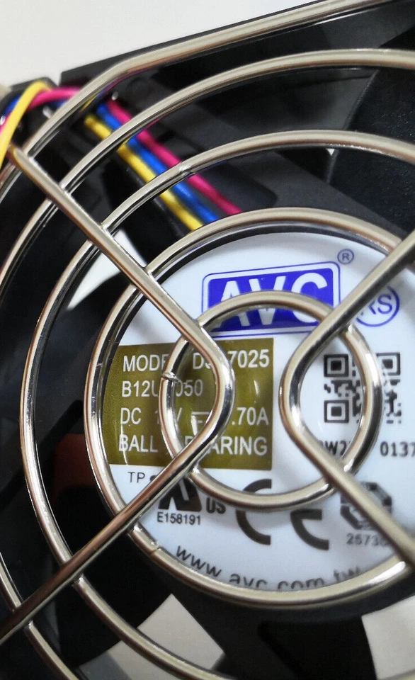 AVC Gehäuselüfter Kühler V26815-B116-V111 , 12V 0,70A , 120mm 4 polig , D0S07025 - Bild 2 von 4