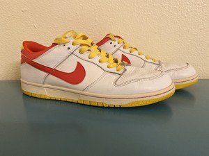 Nike NYX Dunk Low Ronald McDonald White Red Tour Yellow 330938-161 Mens Size 11 | eBay