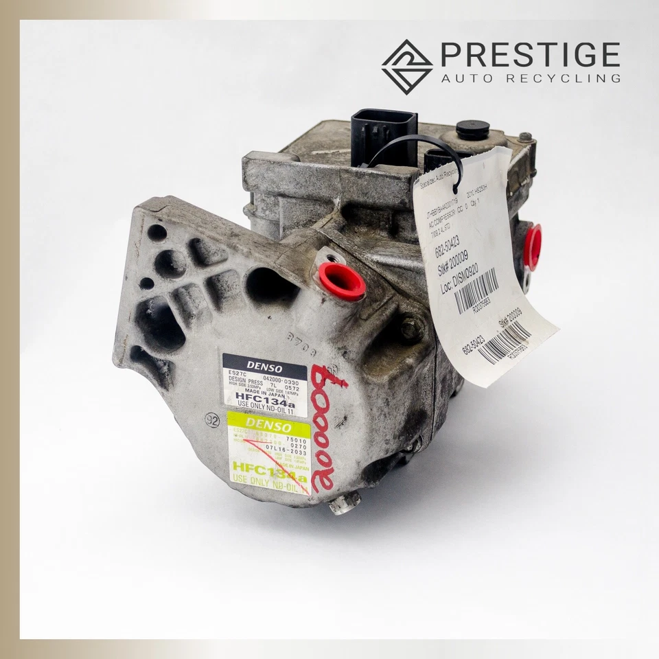 2010–2012 LEXUS HS250H A/C Compressor Air Conditioning Compressor 88370-75010 - Image 2 of 4