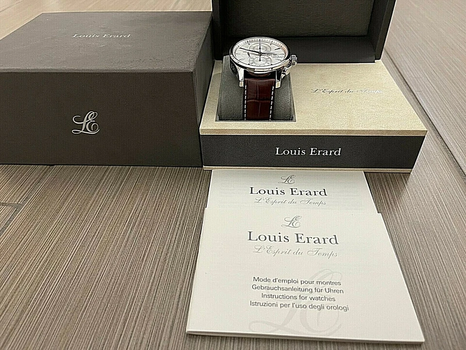 Louis Erard Swiss Made Automatic Chronograph Watch Valjoux 7750 - image 4 of 4