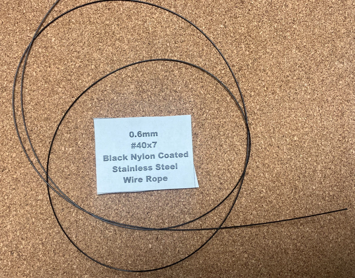 Nylon coated stainless steel beading wire sale