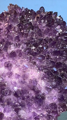 Esemplare a grappolo di ametista, cristallo di quarzo, metafisico, unico, gemma decorativa, Reiki - Foto 10 di 10