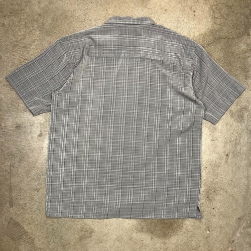 Vintage Damante short sleeve button shirt camp collar grey size XL old money - Picture 4 of 6