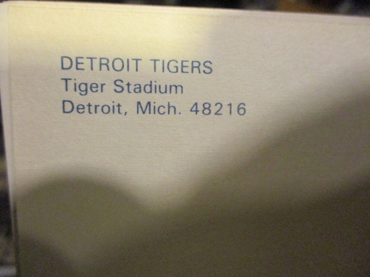 デトロイトタイガー Vintage 80's DETROIT TIGERS Swinging Tiger Iss Team Promo 3 3/4 x