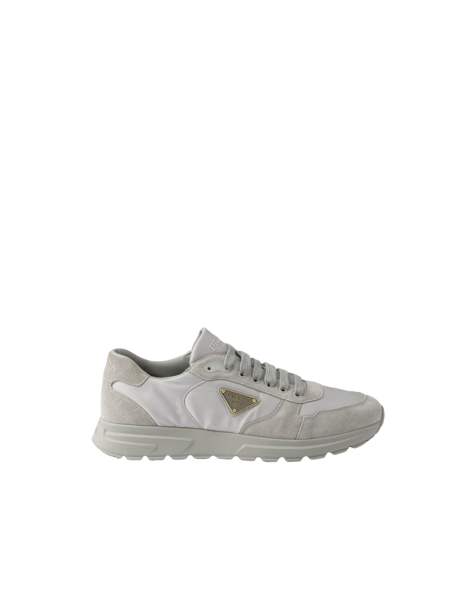 PRADA Prax 2.0 Cloudy Gray Re-Nylon Sneakers New And Authentic | eBay